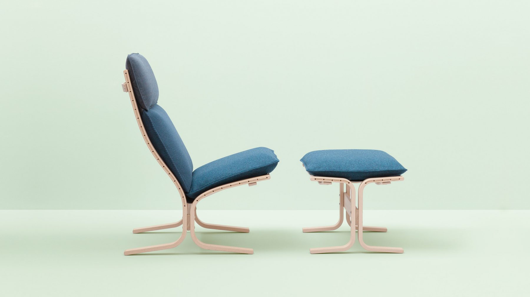 Siesta Trio Fotskammel, design Ingmar Relling