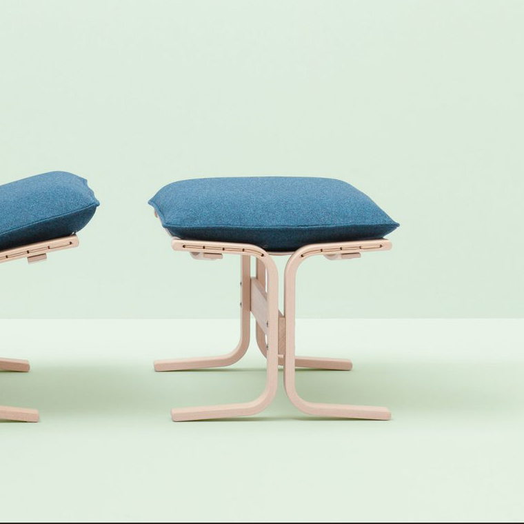 Siesta Trio Fotskammel, design Ingmar Relling