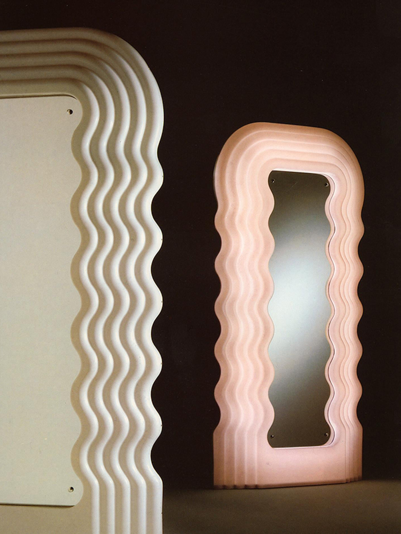 Ultrafragola mirror by Ettore Sottsass