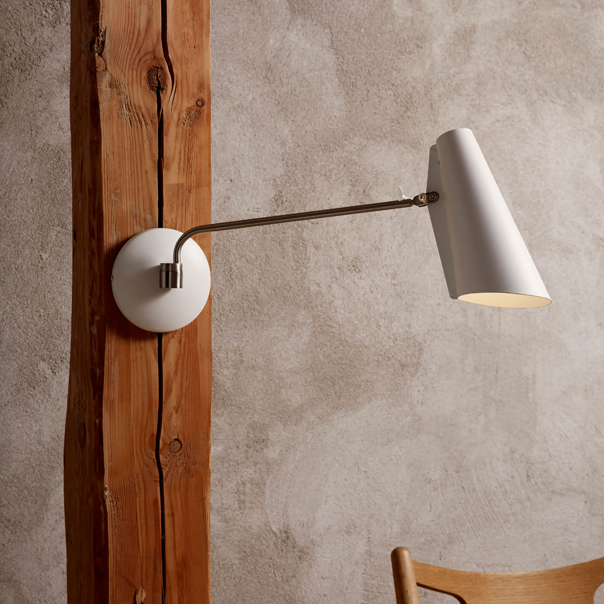 Birdy Swing Vegglampe design Birger Dahl