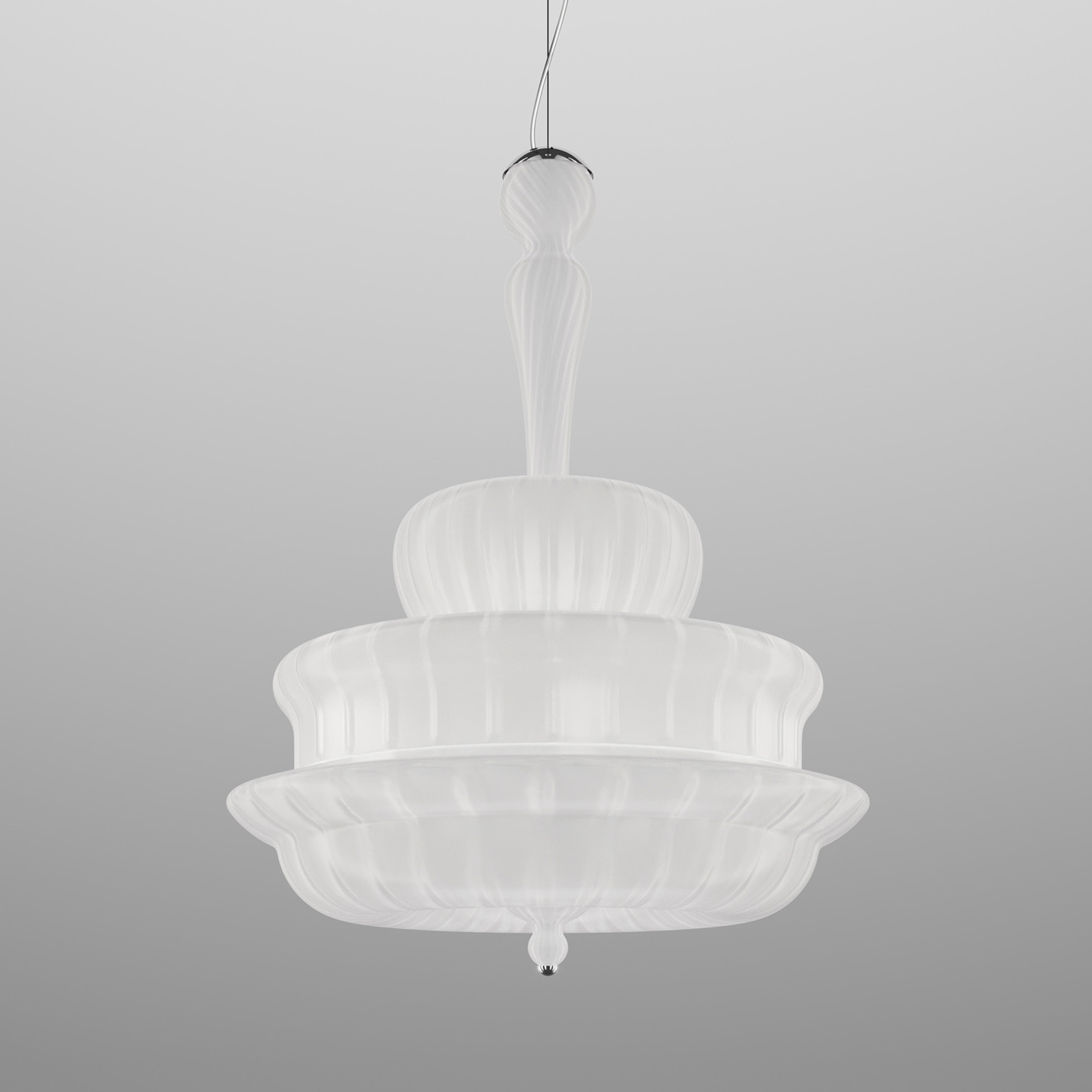 Novecento glass pendant lamp by Vistosi Murano