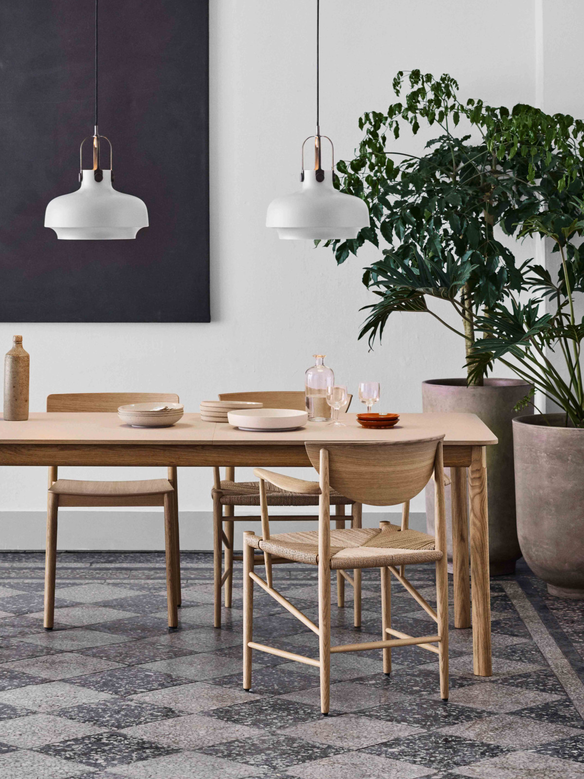 Drawn armchair by Hvidt & Mølgaard
